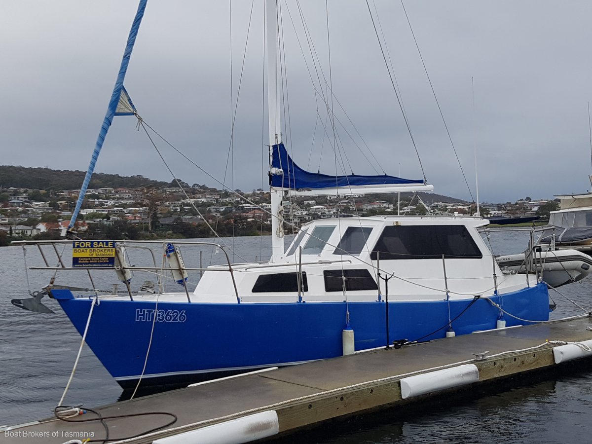 Beluga Boden Steel Cruiser motor sailer in excellent order Boat Brokers of Tasmania