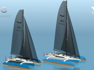 TMG Announces Two New Members of the Dragonfly Trimaran Family