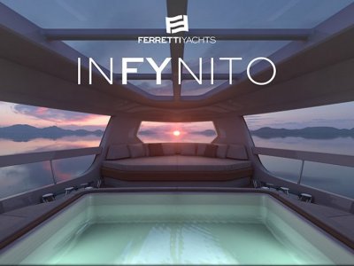 FERRETTI YACHTS UNVEILS INFYNITO: BEYOND IMAGINATION, A NEW 70 TO 100-FOOT RANGE THAT CREATES A LIMI