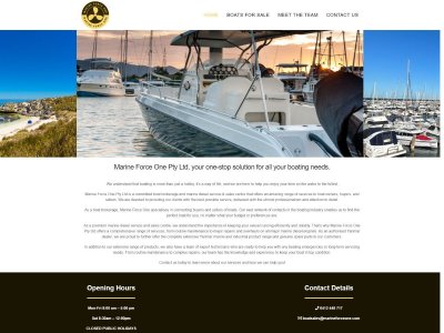 Boating Websites Launches Brand New Website For Marine Force One