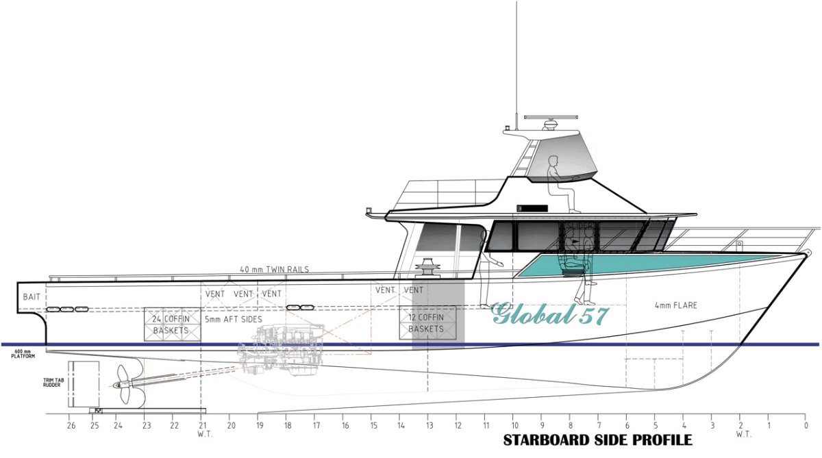 Saltwater Commercial Boats 57 Cray Boat