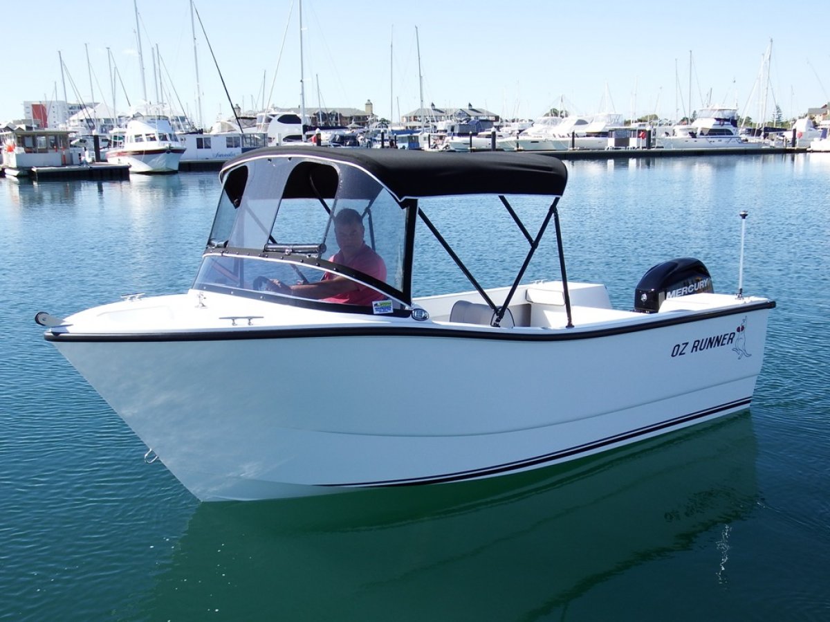Oz Runner 450 Runabout:Photo courtesy of Barry Wiseman @ The West Australian Newspaper