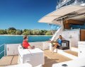 Riviera 52 Enclosed Flybridge:Extensive Cockpit