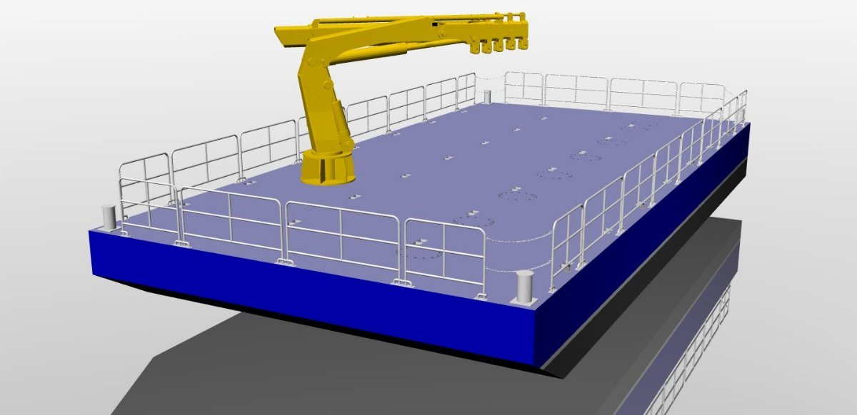 Sabrecraft Marine Aluminium Sectional Barge