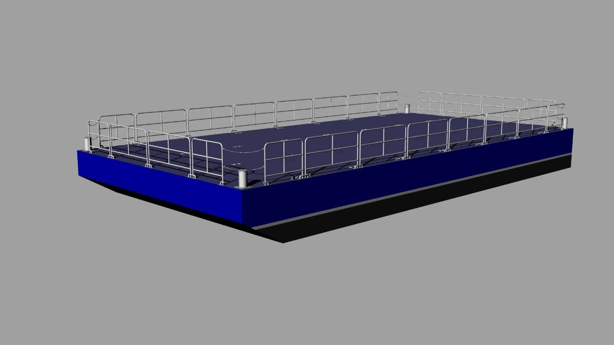 Sabrecraft Marine Aluminium Sectional Barge