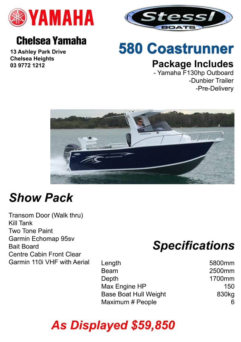 Stessl 580 Coastrunner