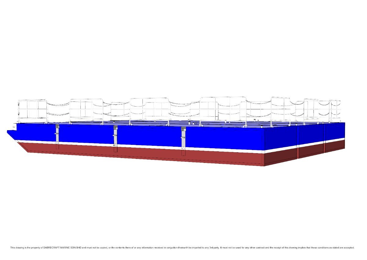 2019 Sabrecraft Marine Road Transportable Deck Barge Boat Research