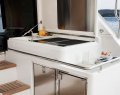 Riviera 57 Enclosed Flybridge:Barbecue Centre and Wet Bar