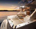 Riviera 57 Enclosed Flybridge:Substantial sized cockpit