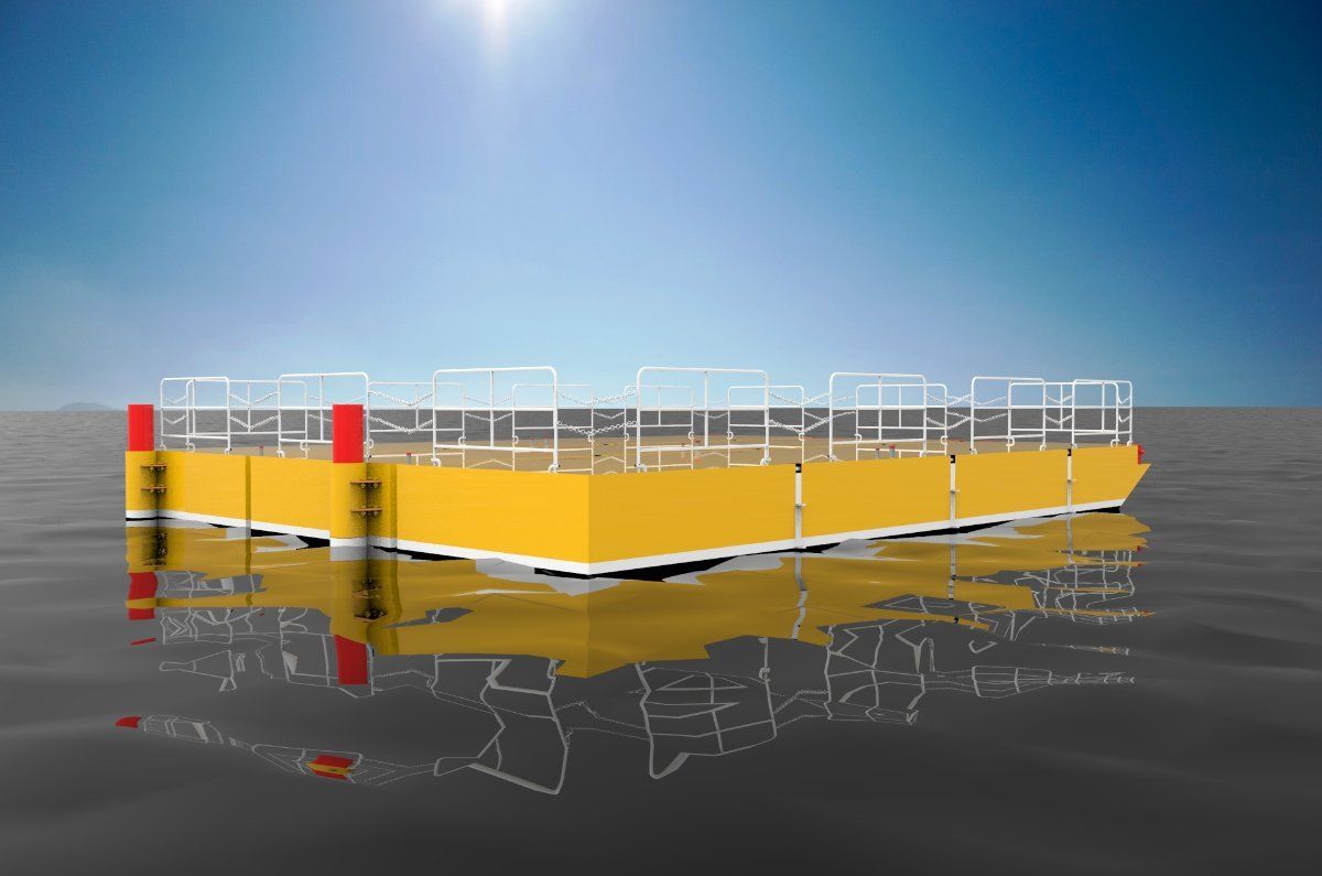 Sabrecraft Marine Spud Barge