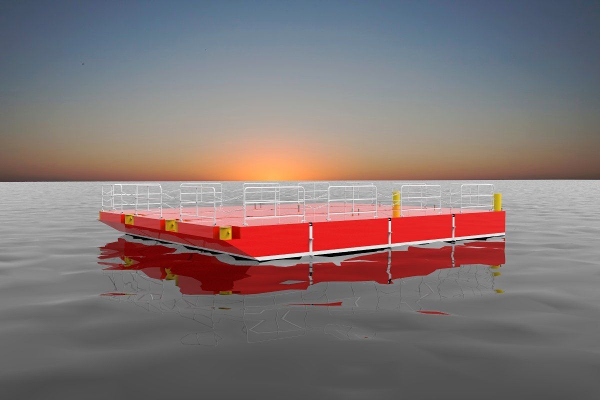 Sabrecraft Marine Spud Barge