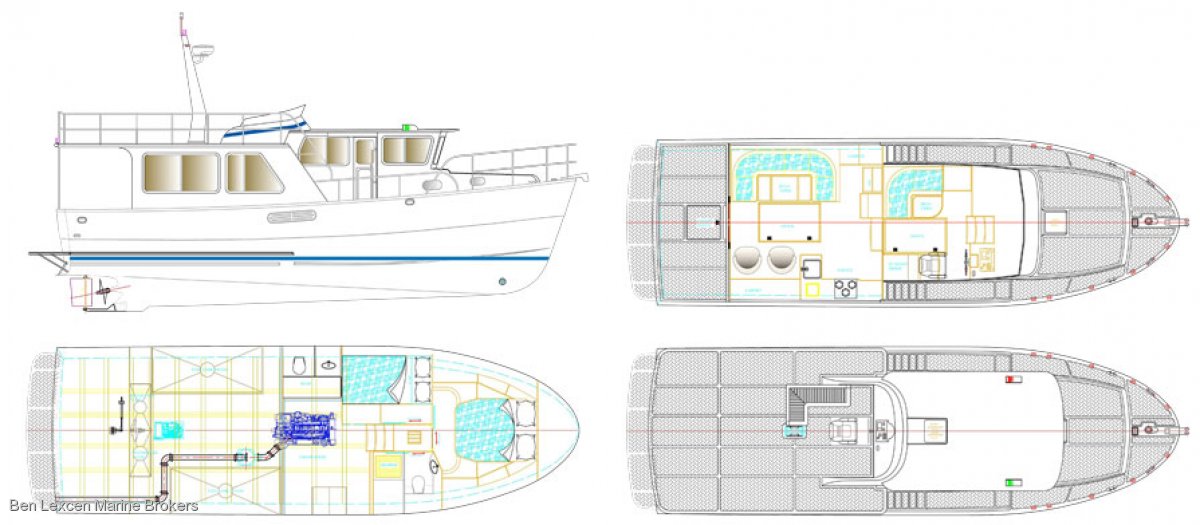 Helmsman Trawler 43 Pilothouse