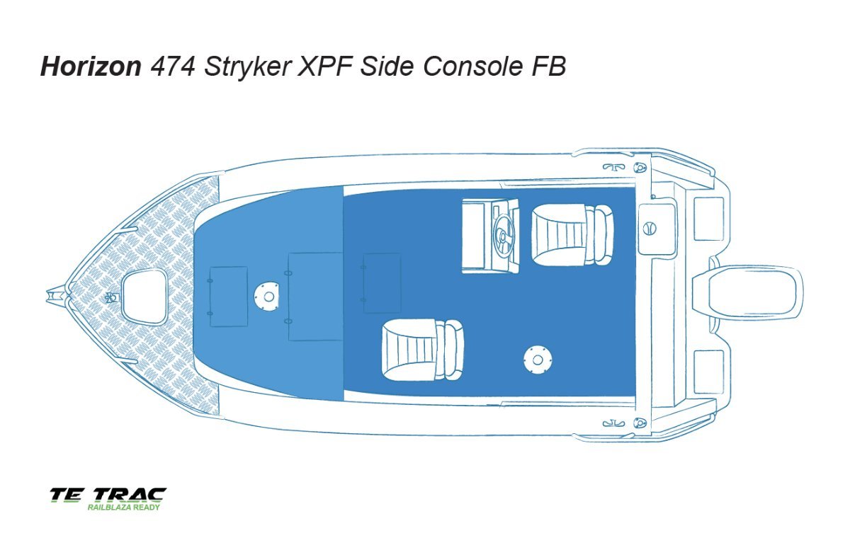 Horizon Aluminium Boats 482 Stryker Side Console