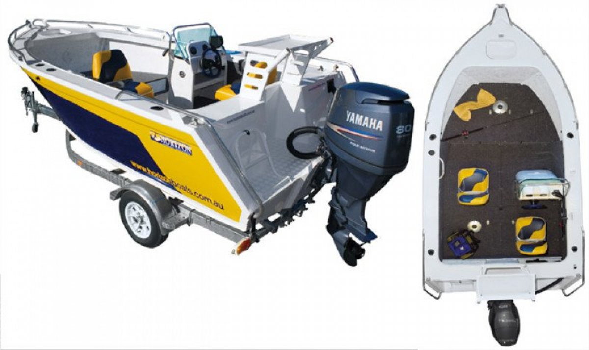 Horizon Aluminium Boats 490 Northerner Side Console