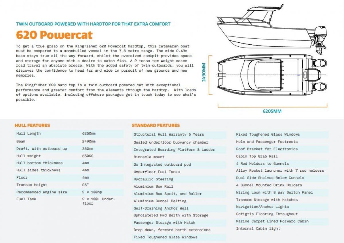 Kingfisher 620 Hardtop