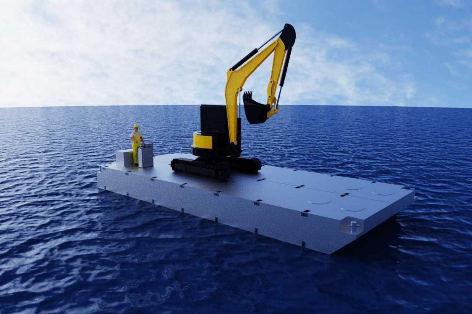 Stalwart Marine Self Propelled Barge 12.00x5.00