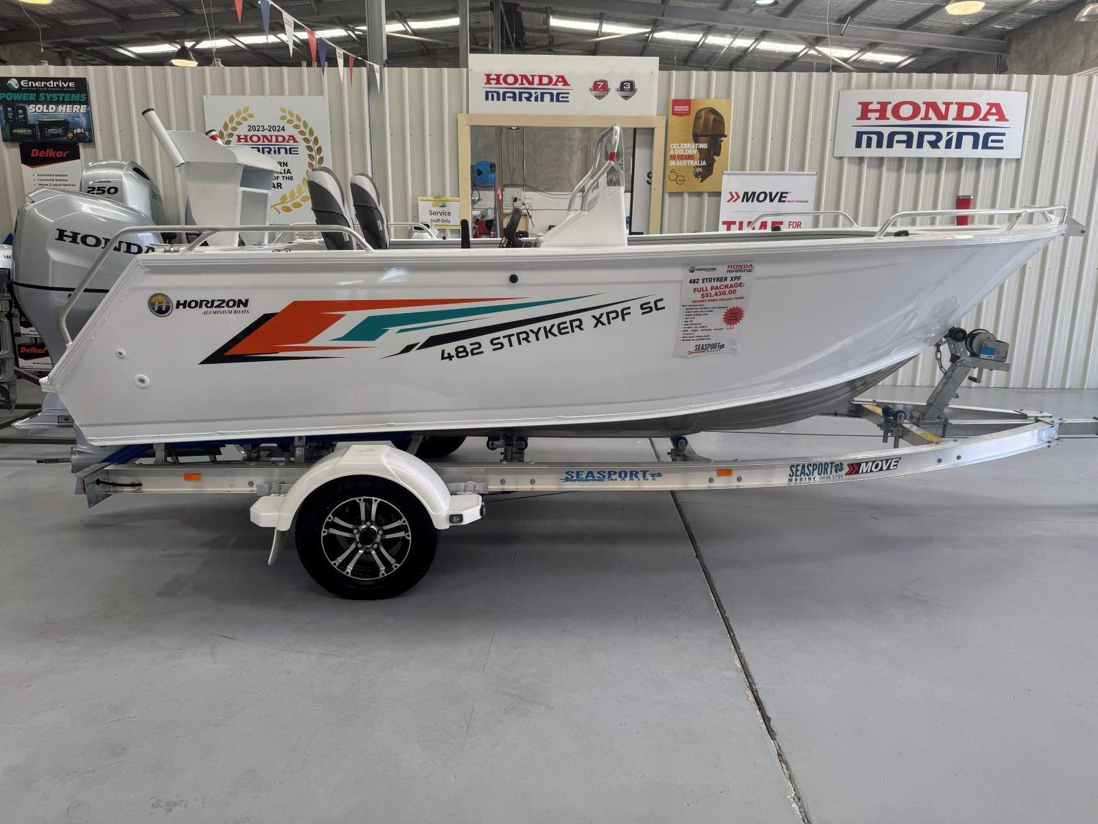 Horizon Aluminium Boats 482 Stryker Side Console