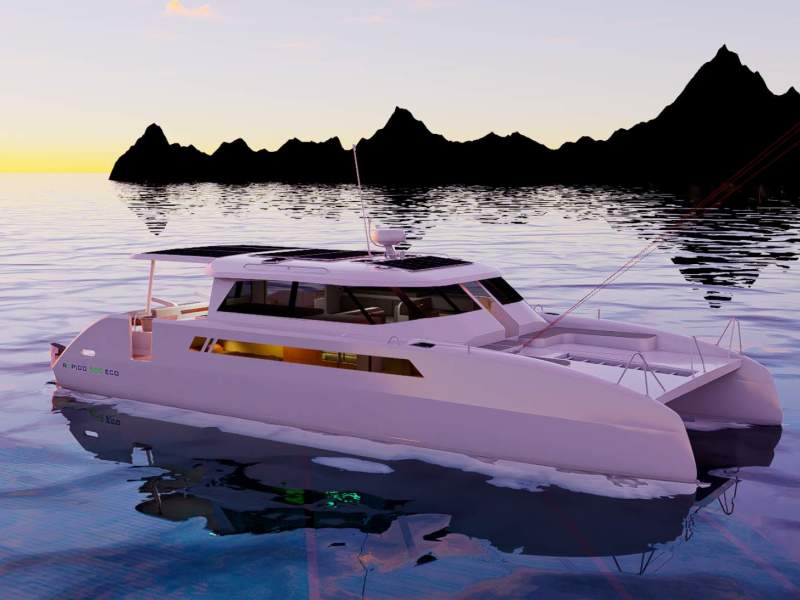 Rapido Catamarans Rapido 500 ECO  Solar Electric Hybrid