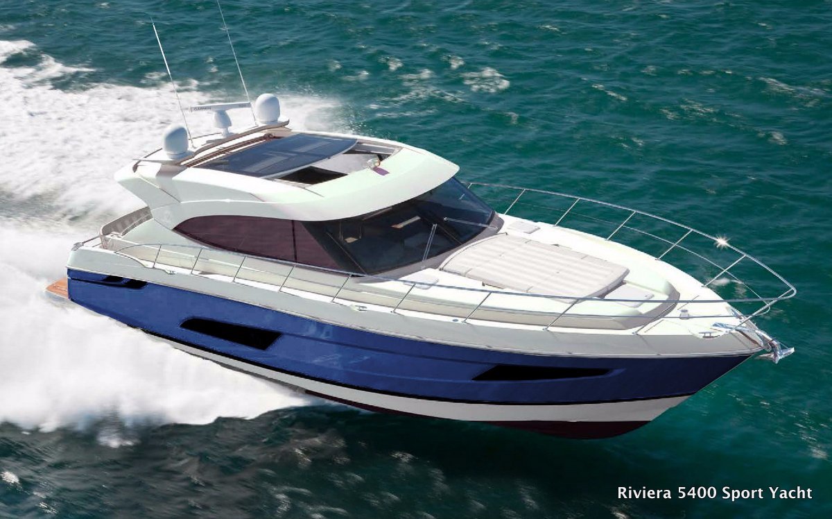 riviera 5400 sport yacht boat test